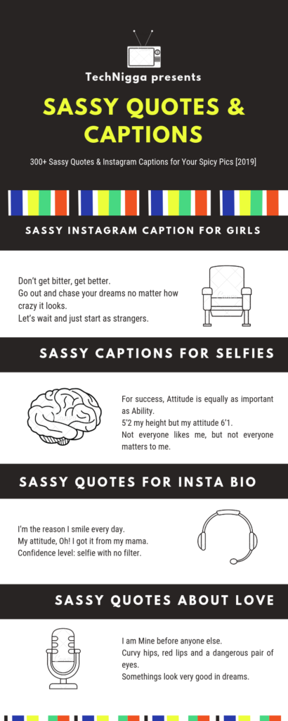 300 Sassy Quotes Instagram Captions For Your Spicy Pics 21 Geekyfy