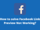 How to solve Facebook Link Preview Not Working_