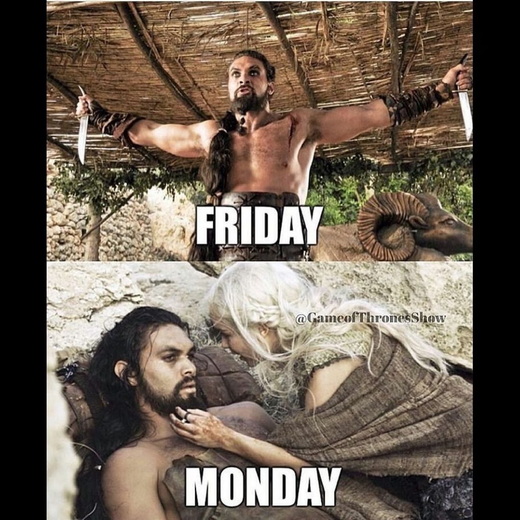Friday vs Monday