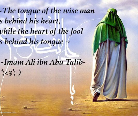 The tongue of the wise man is behind his heart, and the heart of the fool is behind his tongue.