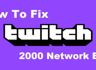 Twitch Error 2000