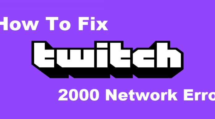 Twitch Error 2000