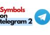 Symbols on Telegram 2