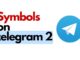 Symbols on Telegram 2