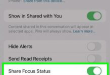 what is share focus status